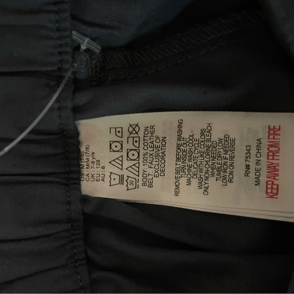 Navy/White shorts set with matching hat - Picture 9 of 14